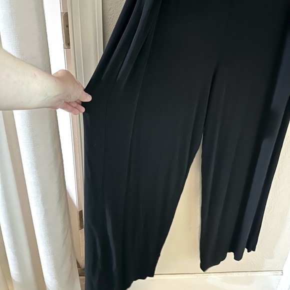 Cozy Earth Women’s Soft Stretchy Comfy Bamboo Rib Knit Lounge Pant in Black XXXL - Picture 7 of 11